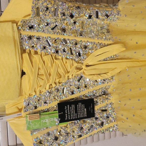 Brand New 80's Style Formal Mini Dress Sz XL - Picture 5 of 6